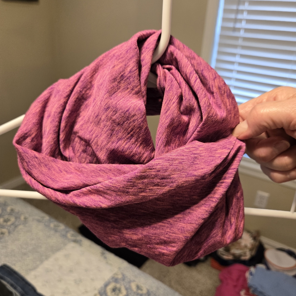Vibrant Pink Infinity Scarf